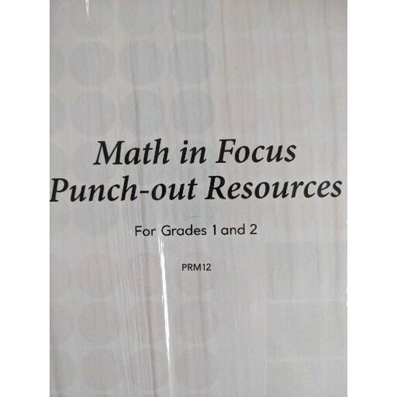 math in focus punch-out resources grades 1 and 2 - Picture 2 of 4